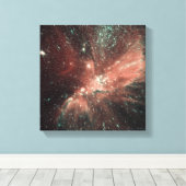 Toile Une population d'étoiles naissantes dans la Voie L (Insitu (Plancher de Bois))