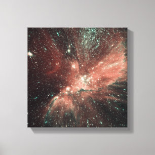 Toile Une population d'étoiles naissantes dans la Voie L