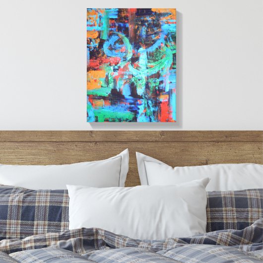 Toile Une Promenade Dans L'Art Abstrait De Wabi Sabi Dan (Insitu(Chambre))