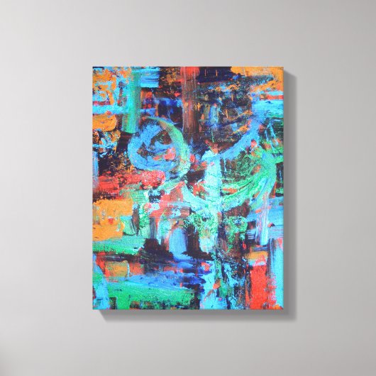 Toile Une Promenade Dans L'Art Abstrait De Wabi Sabi Dan (Recto)