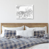 Toile Une question à un fabricant de machines à sous, c. (Insitu(Chambre))