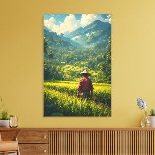 Toile Une récolte pacifique