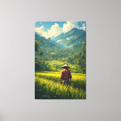 Toile Une récolte pacifique (Recto)