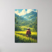 Toile Une récolte paisible (Recto)