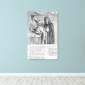 Toile Une représentation de Titus Oates (Insitu (Plancher de Bois))