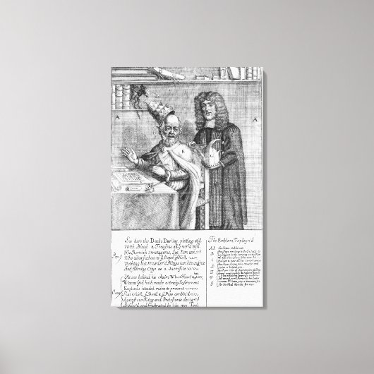 Toile Une représentation de Titus Oates (Recto)