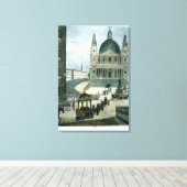 Toile Une représentation exacte de la grande voiture fun (Insitu (Plancher de Bois))