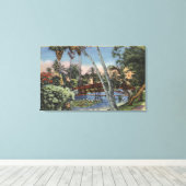 Toile Une retraite ombragée à Echo Park (Insitu (Plancher de Bois))