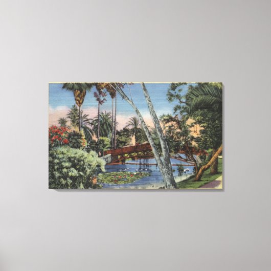 Toile Une retraite ombragée à Echo Park (Recto)