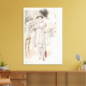 Toile Une robe de ville, des Grandes Modes de Paris (Insitu(Salon))