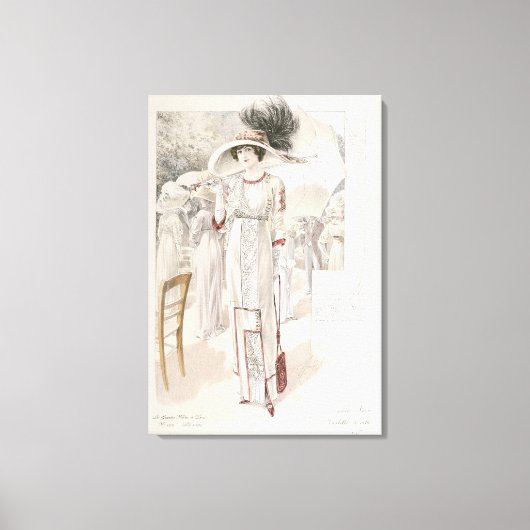 Toile Une robe de ville, des Grandes Modes de Paris (Recto)