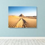 Toile Une route vers la pyramide (Insitu (Plancher de Bois))
