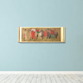 Toile Une salle avec des chevaux (Insitu (Plancher de Bois))