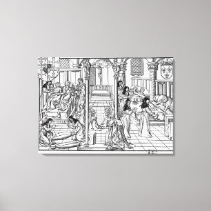 Toile Une salle dans l'Hôtel-Dieu, Paris