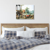 Toile Une satire de la folie de Tulip Mania (Insitu(Chambre))