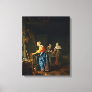Toile Une Scène De Cuisine