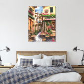 Toile Une scène de rue italienne Ephemera Design Series  (Insitu(Chambre))