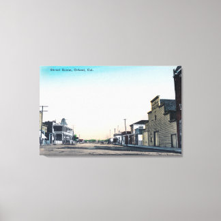 Toile Une scène de rue Orland, CA