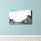 Toile Une scène de rue Orland, CA (Insitu (Plancher de Bois))