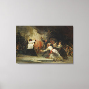 Toile Une scène d'exorcisme (voyez également 59715)