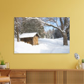 Toile Une scène enneigée au Little Lyford Pond de l'AMC (Insitu(Salon))