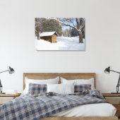 Toile Une scène enneigée au Little Lyford Pond de l'AMC (Insitu(Chambre))