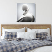 Toile "Une sculpture de la dédicace et de l'expression" (Insitu(Chambre))