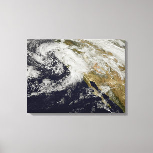Toile Une série de tempêtes fortes avec les vents