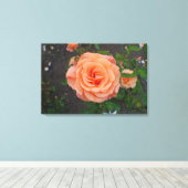 Toile Une seule fleur d'orange (Insitu (Plancher de Bois))