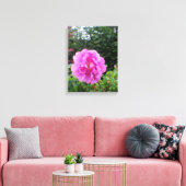 Toile Une seule fleur rose (Insitu(Salon))