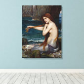 Toile "Une sirène" par John William Waterhouse Canvas (Insitu (Plancher de Bois))