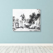 Toile Une soirée découverte (Insitu (Plancher de Bois))