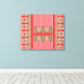 Toile Une superbe robe mariage indienne ornée d'un ric (Insitu (Plancher de Bois))