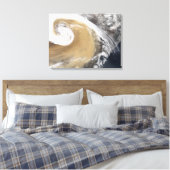 Toile Une tempête de poussière asiatique traverse le Pac (Insitu(Chambre))