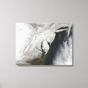 Toile Une tempête grave d'hiver