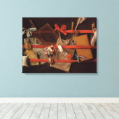 Toile Une trompe l'oeil des objets (Insitu (Plancher de Bois))
