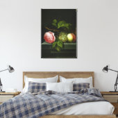 Toile Une vie morte avec un Rose, des raisins et de la p (Insitu(Chambre))