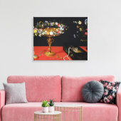 Toile Une vie morte d'une Tazza aux fleurs (Insitu(Salon))