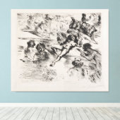 Toile Une vision (Insitu (Plancher de Bois))