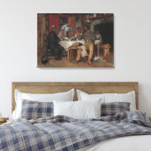 Toile Une visite pastorale (Insitu(Chambre))