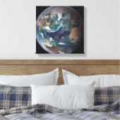 Toile Une vue complète de la Terre montrant les données  (Insitu(Chambre))
