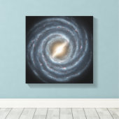 Toile Une vue de notre propre Galaxie Lactée (Insitu (Plancher de Bois))