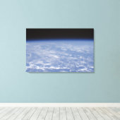 Toile Une vue oblique de l'atmosphère terrestre (Insitu (Plancher de Bois))