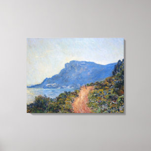 Toile Une vue sur le littoral avec une baie de Claude Mo