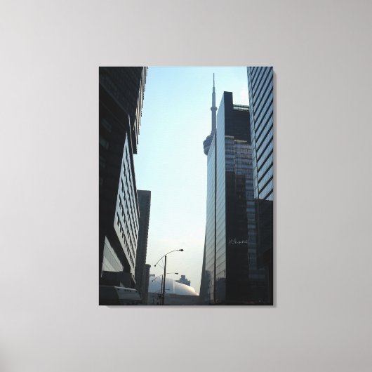 Toile Une vue vitrée de Toronto (Recto)