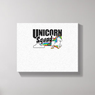 Toile Unicorn Squad Rainbow Unicorns Lover Funny T-Shirt