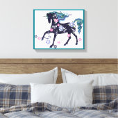 Toile Unicorne - bleu foncé (Insitu(Chambre))