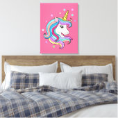 Toile Unicorne colorée (Insitu(Chambre))