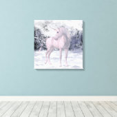 Toile Unicorne d'hiver (Insitu (Plancher de Bois))