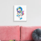 Toile Unicorne en tant qu'astronaute dans l'espace (Insitu(Salon))
